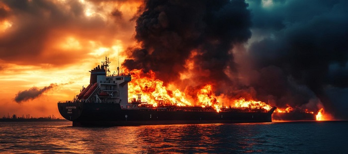 Burning ship wide Burning ship wide